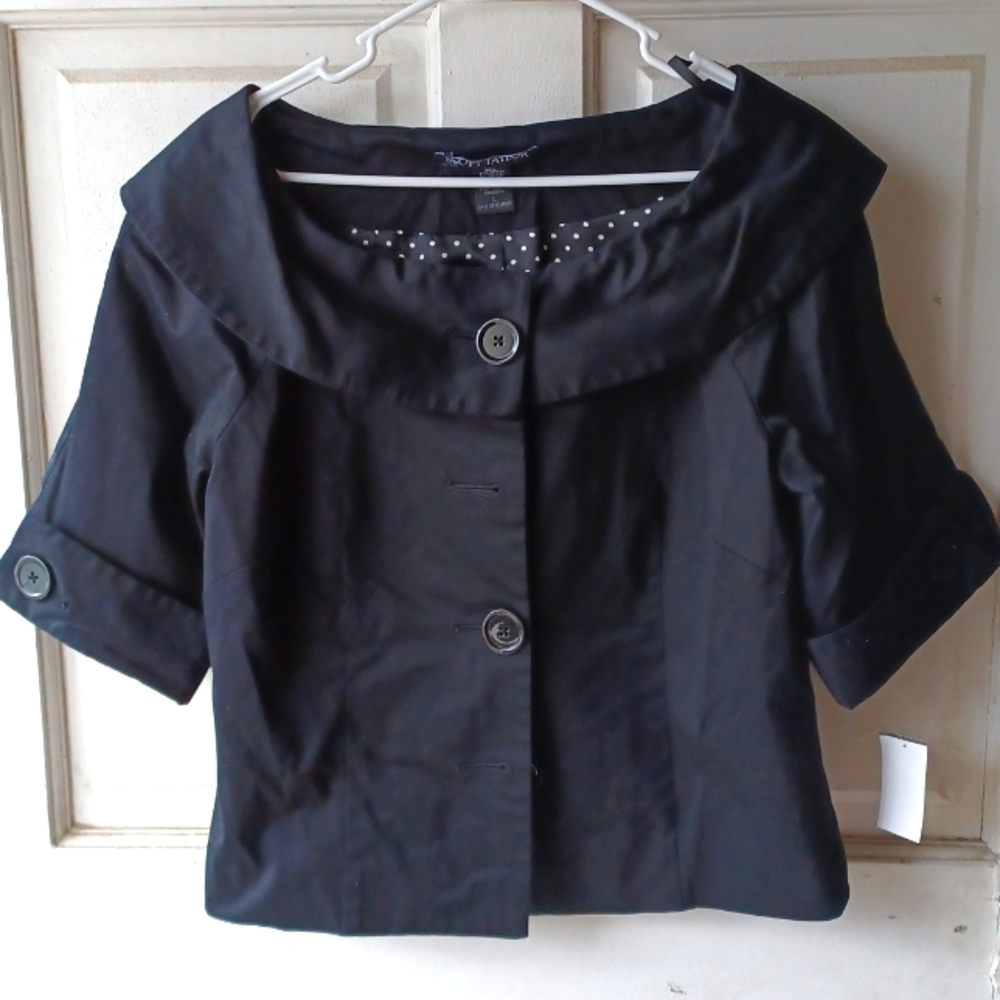 ☆☆☆Scott Taylor Black Coat  size Lg